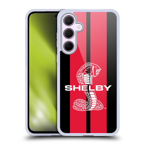 Shelby Car Graphics Red Soft Gel Case for Samsung Galaxy A35 5G