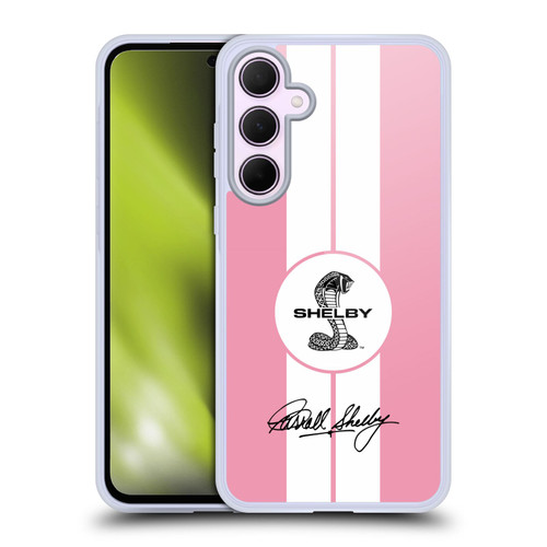 Shelby Car Graphics 1965 427 S/C Pink Soft Gel Case for Samsung Galaxy A35 5G