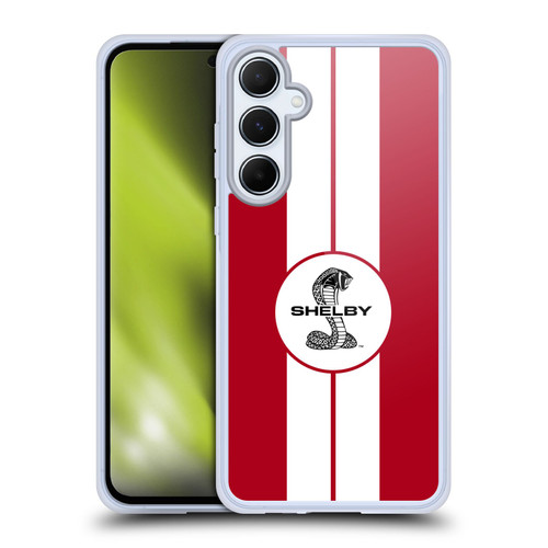 Shelby Car Graphics 1965 427 S/C Red Soft Gel Case for Samsung Galaxy A55 5G