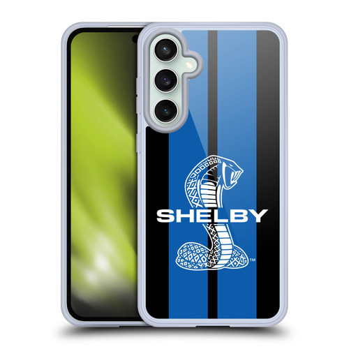 Shelby Car Graphics Blue Soft Gel Case for Samsung Galaxy S23 FE 5G & MagSafe