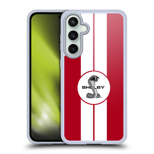 Shelby Car Graphics 1965 427 S/C Red Soft Gel Case for Samsung Galaxy S23 FE 5G & MagSafe