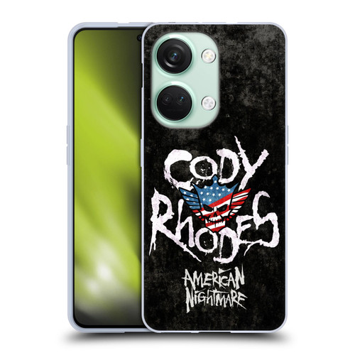 WWE Cody Rhodes Distressed Name Soft Gel Case for OnePlus Nord 3 5G