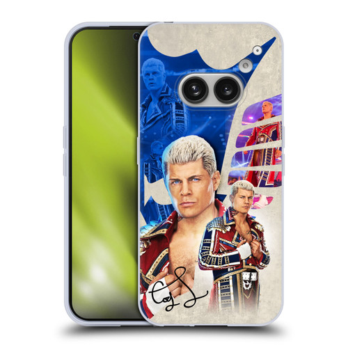 WWE Cody Rhodes Superstar Graphics Soft Gel Case for Nothing Phone (2a)