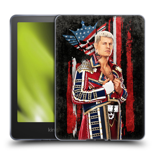 WWE Cody Rhodes American Nightmare Flag Soft Gel Case for Amazon Kindle Paperwhite 5 (2021)