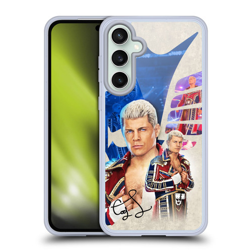 WWE Cody Rhodes Superstar Graphics Soft Gel Case for Samsung Galaxy S23 FE 5G