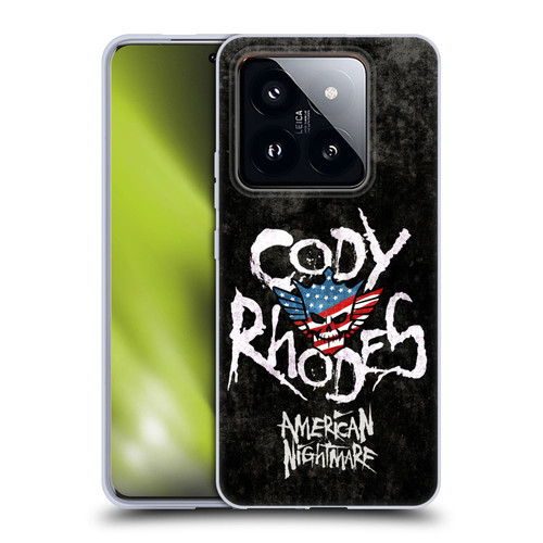WWE Cody Rhodes Distressed Name Soft Gel Case for Xiaomi 14 Pro