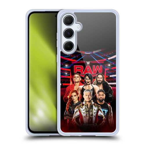 WWE Pay-Per-View Superstars 2024 Raw Soft Gel Case for Samsung Galaxy A55 5G