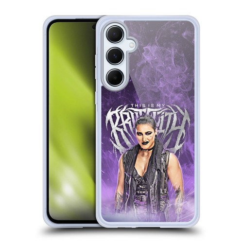 WWE Rhea Ripley This Is My Brutality Soft Gel Case for Samsung Galaxy A55 5G