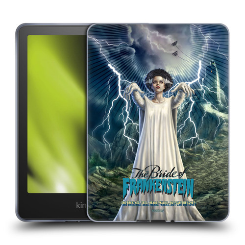 Universal Monsters The Bride Of Frankenstein But Can She Love? Soft Gel Case for Amazon Kindle Paperwhite 5 (2021)