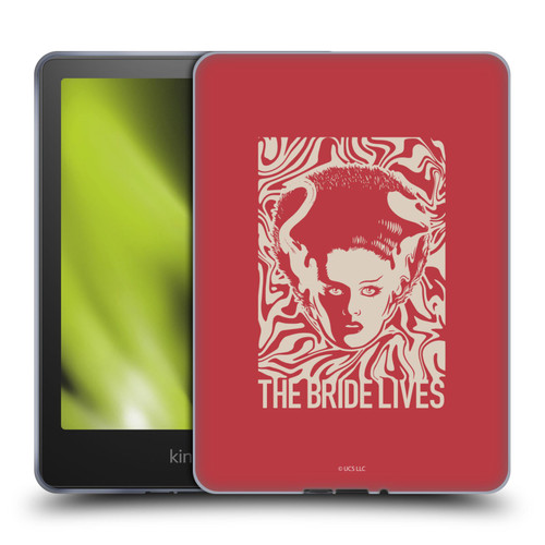 Universal Monsters The Bride Of Frankenstein The Bride Lives Soft Gel Case for Amazon Kindle Paperwhite 5 (2021)