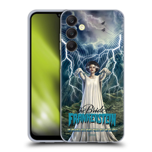 Universal Monsters The Bride Of Frankenstein But Can She Love? Soft Gel Case for Samsung Galaxy A25 5G