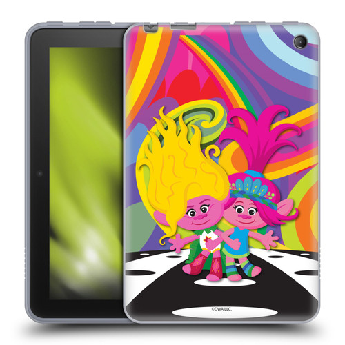 Trolls 3: Band Together Art Poppy And Viva Soft Gel Case for Amazon Fire 7 2022