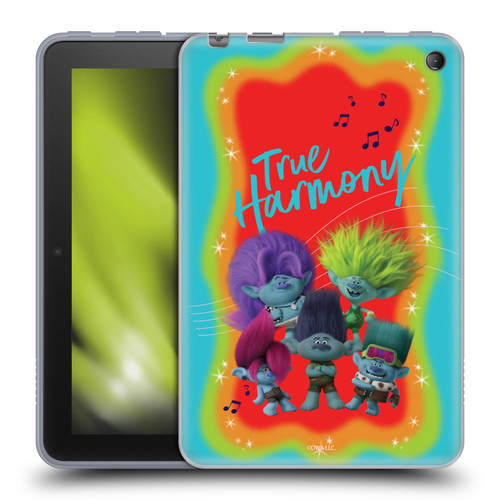 Trolls 3: Band Together Art True Harmony Soft Gel Case for Amazon Fire 7 2022