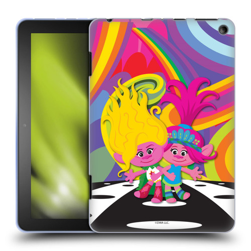 Trolls 3: Band Together Art Poppy And Viva Soft Gel Case for Amazon Fire HD 8/Fire HD 8 Plus 2020