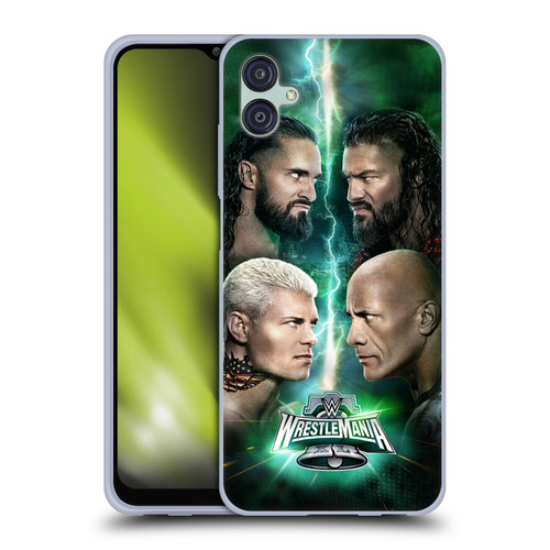 WWE Wrestlemania 40 Key Art Poster Soft Gel Case for Samsung Galaxy M04 5G / A04e