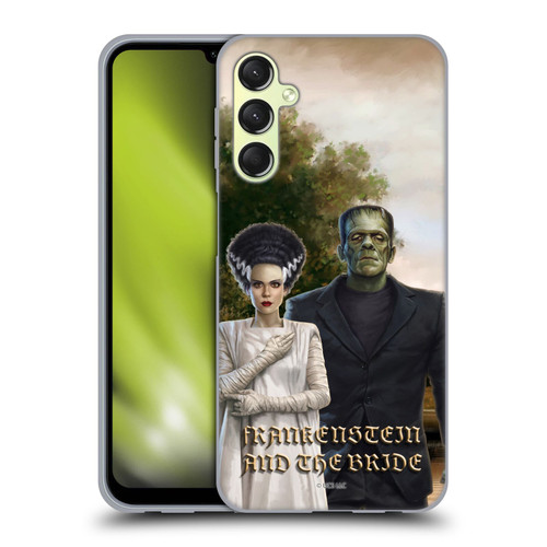 Universal Monsters Frankenstein Photo Soft Gel Case for Samsung Galaxy A24 4G / M34 5G