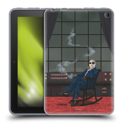 Universal Monsters The Invisible Man Key Art Soft Gel Case for Amazon Fire 7 2022