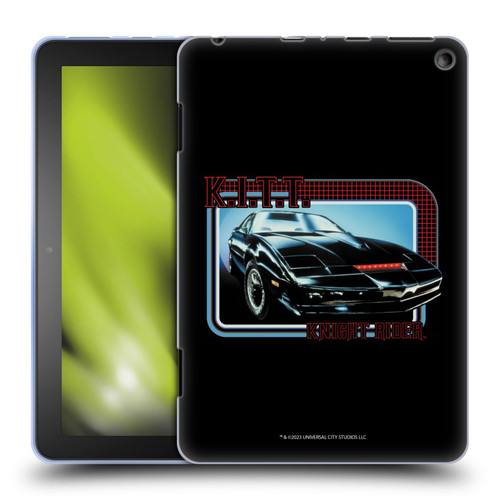 Knight Rider Core Graphics Kitt Car Soft Gel Case for Amazon Fire HD 8/Fire HD 8 Plus 2020