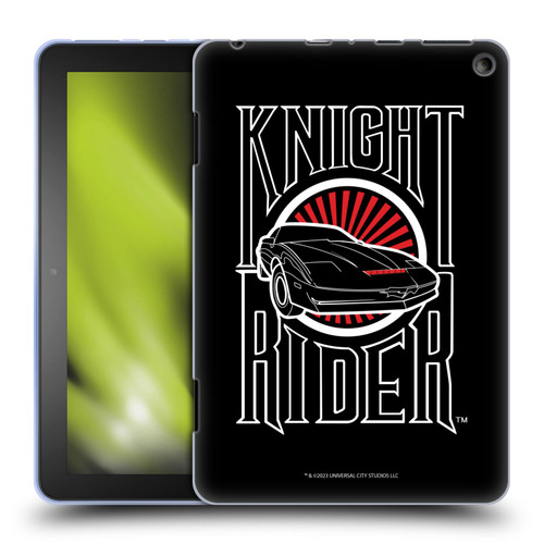 Knight Rider Core Graphics Logo Soft Gel Case for Amazon Fire HD 8/Fire HD 8 Plus 2020