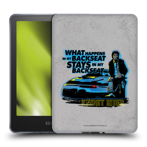 Knight Rider Core Graphics Michael Back Seat Soft Gel Case for Amazon Kindle Paperwhite 5 (2021)