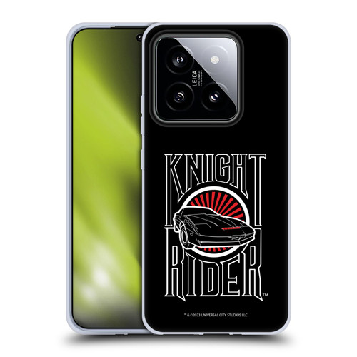 Knight Rider Core Graphics Logo Soft Gel Case for Xiaomi 14