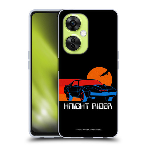 Knight Rider Graphics Kitt Sunset Soft Gel Case for OnePlus Nord CE 3 Lite 5G