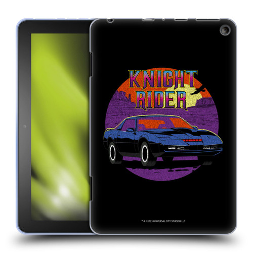 Knight Rider Graphics Kitt Vintage Soft Gel Case for Amazon Fire HD 8/Fire HD 8 Plus 2020