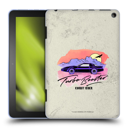 Knight Rider Graphics Turbo Booster Soft Gel Case for Amazon Fire HD 8/Fire HD 8 Plus 2020