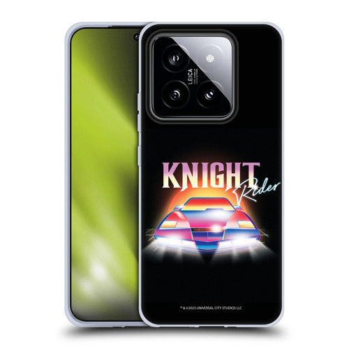 Knight Rider Graphics Kitt 80's Neon Soft Gel Case for Xiaomi 14