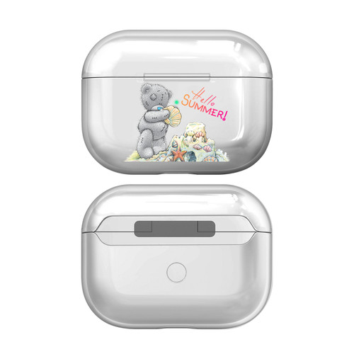 Me To You Classic Tatty Teddy Summer Clear Hard Crystal Cover Case for Apple AirPods Pro 2 Charging Case