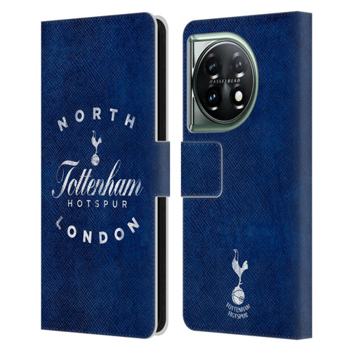 Tottenham Hotspur F.C. Badge North London Leather Book Wallet Case Cover For OnePlus 11 5G