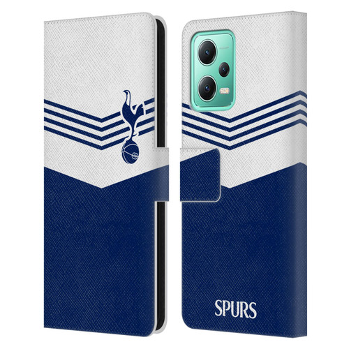 Tottenham Hotspur F.C. Badge 1978 Stripes Leather Book Wallet Case Cover For Xiaomi Redmi Note 12 5G