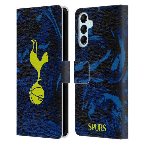 Tottenham Hotspur F.C. 2021/22 Badge Kit Away Leather Book Wallet Case Cover For Samsung Galaxy M14 5G