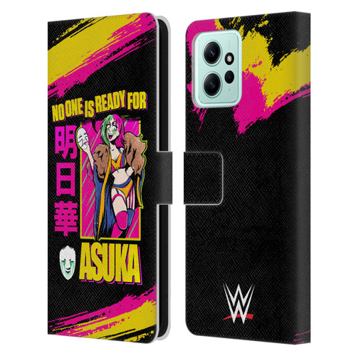 WWE Asuka No One Is Ready Leather Book Wallet Case Cover For Xiaomi Redmi 12