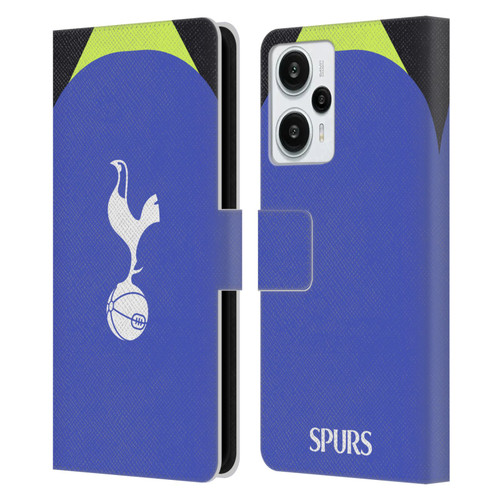Tottenham Hotspur F.C. 2022/23 Badge Kit Away Leather Book Wallet Case Cover For Xiaomi Redmi Note 12T