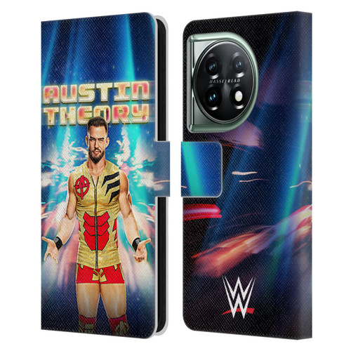 WWE Austin Theory Portrait Leather Book Wallet Case Cover For OnePlus 11 5G