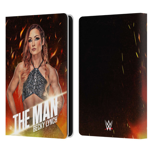 WWE Becky Lynch The Man Portrait Leather Book Wallet Case Cover For Amazon Kindle Paperwhite 5 (2021)