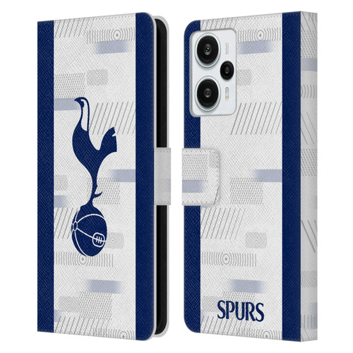 Tottenham Hotspur F.C. 2023/24 Badge Home Kit Leather Book Wallet Case Cover For Xiaomi Redmi Note 12T