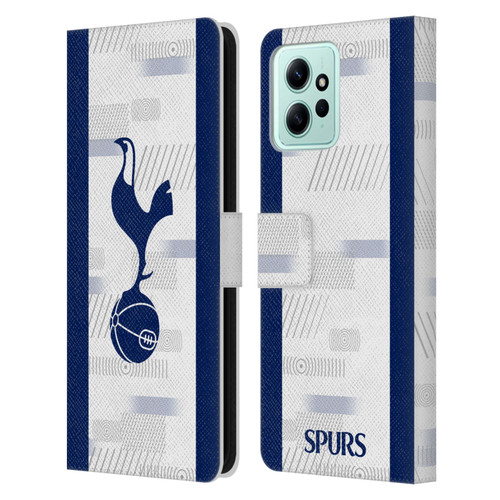 Tottenham Hotspur F.C. 2023/24 Badge Home Kit Leather Book Wallet Case Cover For Xiaomi Redmi 12