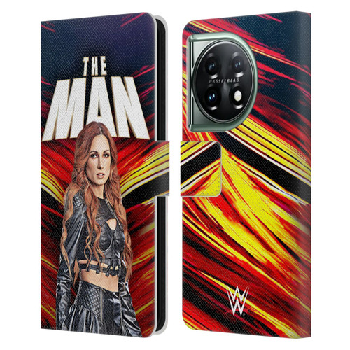 WWE Becky Lynch The Man Leather Book Wallet Case Cover For OnePlus 11 5G
