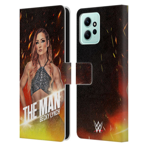 WWE Becky Lynch The Man Portrait Leather Book Wallet Case Cover For Xiaomi Redmi 12