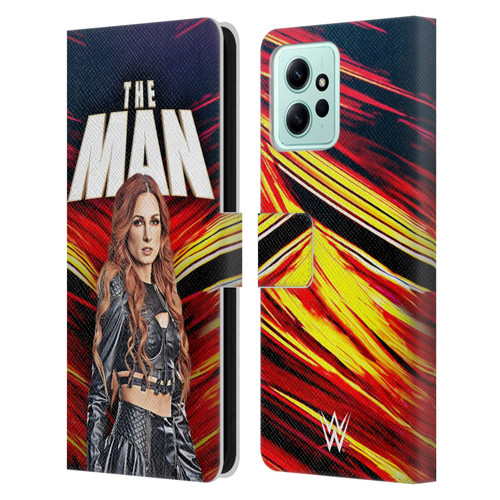 WWE Becky Lynch The Man Leather Book Wallet Case Cover For Xiaomi Redmi 12