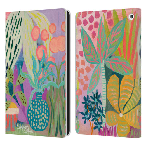 Suzanne Allard Floral Art Palm Heaven Leather Book Wallet Case Cover For Amazon Fire HD 8/Fire HD 8 Plus 2020