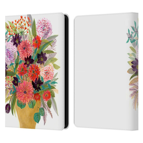 Suzanne Allard Floral Art Celebration Leather Book Wallet Case Cover For Amazon Kindle Paperwhite 5 (2021)