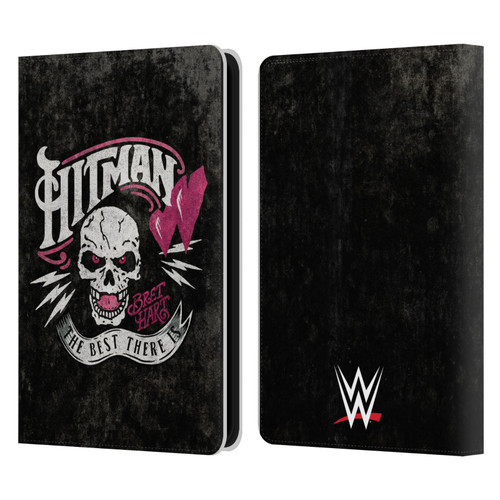 WWE Bret Hart Hitman Logo Leather Book Wallet Case Cover For Amazon Kindle 11th Gen 6in 2022