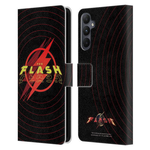 The Flash 2023 Graphics Logo Leather Book Wallet Case Cover For Samsung Galaxy A05s