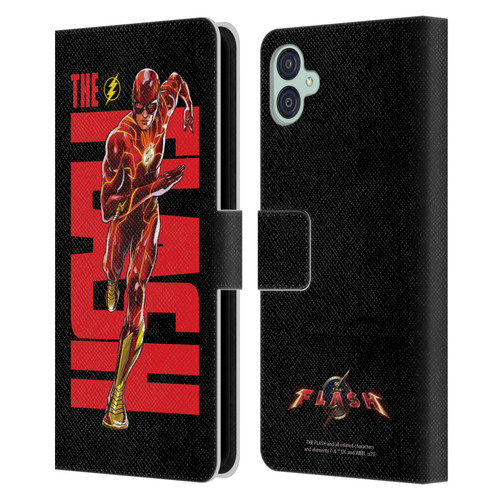The Flash 2023 Graphics Barry Allen Leather Book Wallet Case Cover For Samsung Galaxy M04 5G / A04e