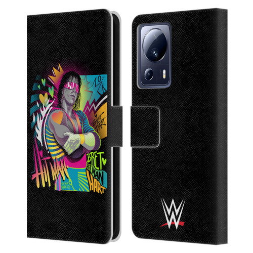WWE Bret Hart Neon Art Leather Book Wallet Case Cover For Xiaomi 13 Lite 5G