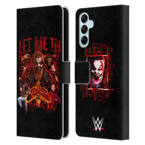 WWE Bray Wyatt Let Me In Leather Book Wallet Case Cover For Samsung Galaxy M14 5G