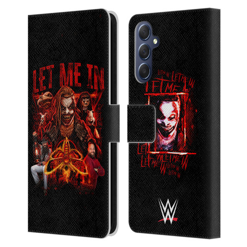 WWE Bray Wyatt Let Me In Leather Book Wallet Case Cover For Samsung Galaxy M54 5G